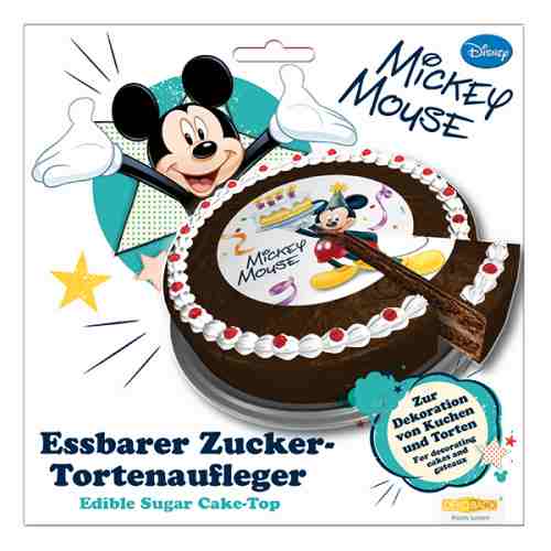 Zucker-Tortenaufleger Mickey Mouse, 1 St. - VE 12