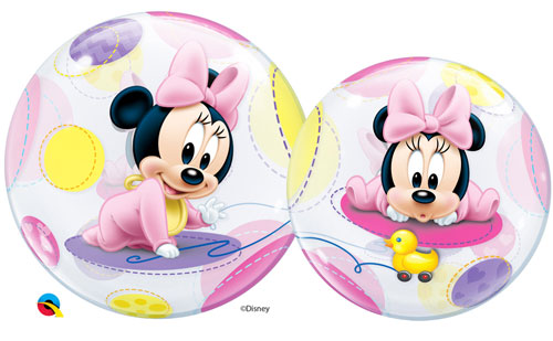 Bubble Ballon Baby Minnie, 1 St. - VE 5