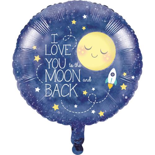 Folienballon Mond-Party, 1 St.  VE 10