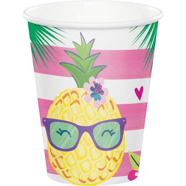 Becher Ananas Party, 8 St. - VE 12
