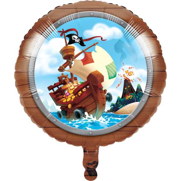 Folienballon Piratenschiff, 1 St. - VE 10
