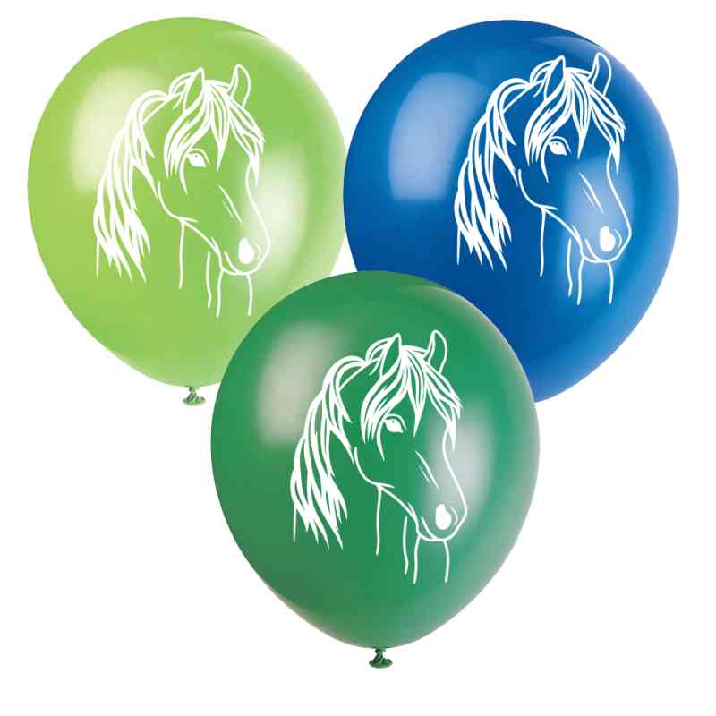 Luftballons Pferde Party, 8 St. - VE 12