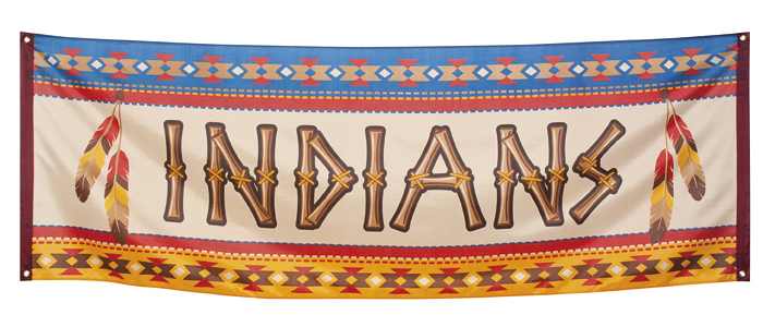 Banner Indianer Party, 1 St. - VE 6