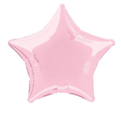 Folienballon Stern rosa, 1 St.-  VE 5