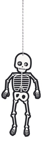 Hngedekoration Skeleton Trick or Treat klein, 3 St. - VE 12