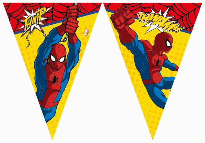 Wimpelkette Ultimate Spiderman Power, 1 St. - ab 1 St. - VE 24