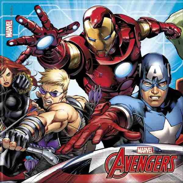 Servietten Mighty Avengers, 20 St. - VE 30