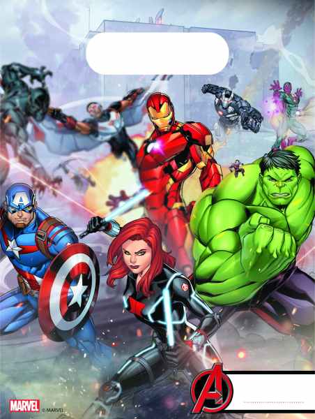 Partytte Mighty Avengers, 6 St. - VE 48
