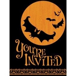 Einladung Halloween, Schattenspiele, 8 St.  - VE 12