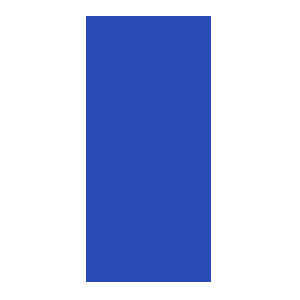 Tischdecke blau, einfarbig, 137 x 274 cm  - VE 12