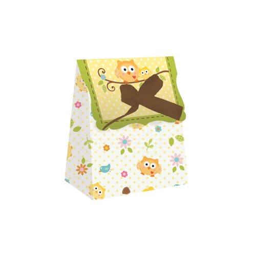 Mitgebselbox Babyparty Eule, 12 St. - VE 6