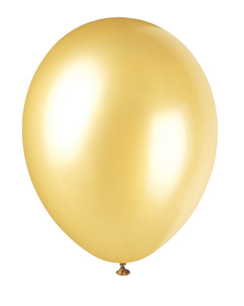 Luftballon Gold, 10 St. - VE 12