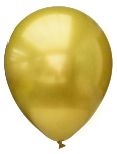 Luftballons gold Chrom, 10 St. - VE 12