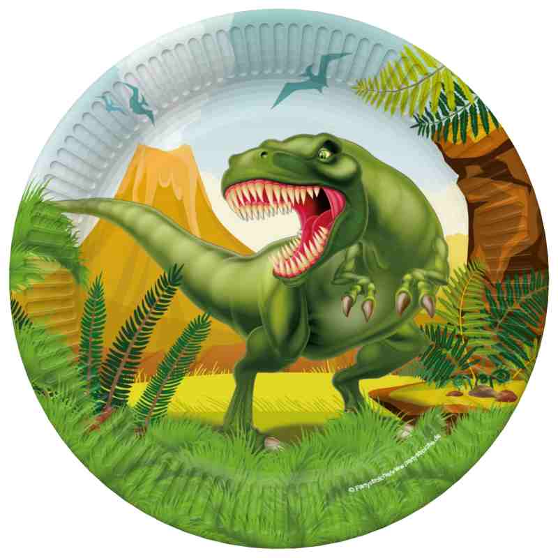 Teller Dinosaurier Party (EU) - Dino Party, 8 St. - VE 12
