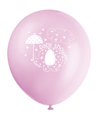 Luftballon Baby-Fantastisch rosa, 8 St. - VE 12
