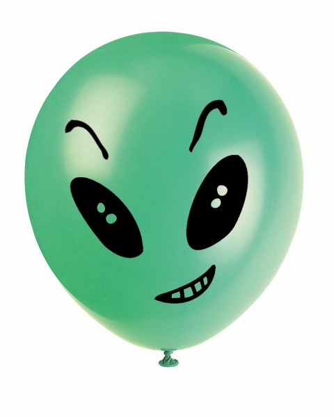 Luftballons Alien Party, 8 St. - VE 12