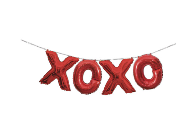 Folienballon Schriftzug xoxo, 1 St. - VE 12