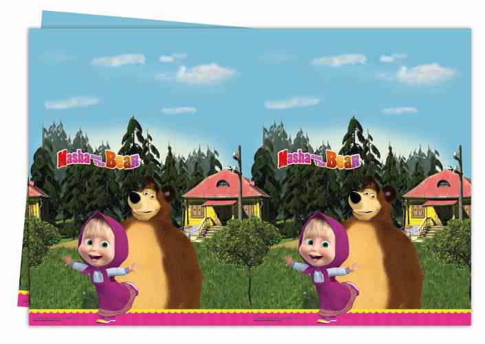 Tischdecke Masha & the Bear, 1 St.  - ab 1 St. - VE 12