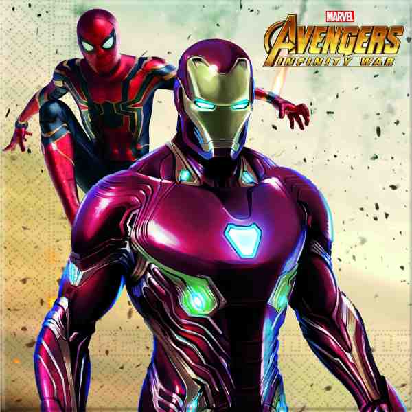 Servietten Avengers Infinity War- 20 St. - VE 30