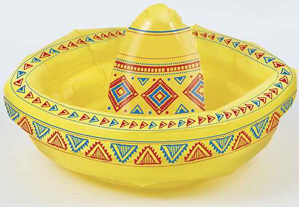Getrnke Cooler Aufblas-Sombrero, 1 St. - VE 12