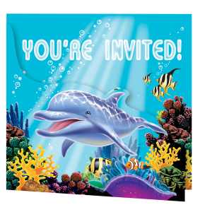Einladung Ocean Party, 8 St. - VE 6