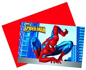 Einladung Spiderman, 6 St.