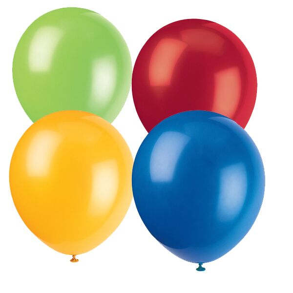 Luftballon Kunterbunt, 10 St. - VE 12