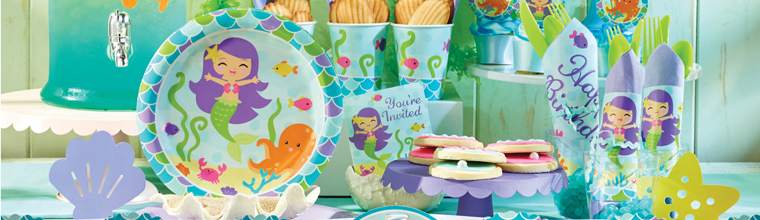Meerjungfrau Party Kindergeburtstag Deko