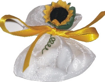 Gastgeschenk Hochzeitsmandeln Sunflower