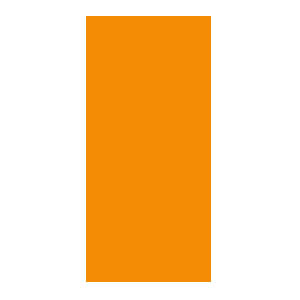 Tischdecke orange, einfarbig, 137 x 274 cm  - VE 12