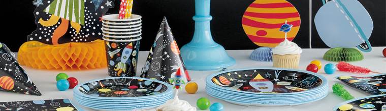 Weltraum Rakete Party