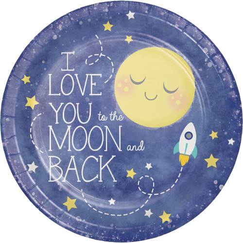 Mond Party - Deko Babyparty