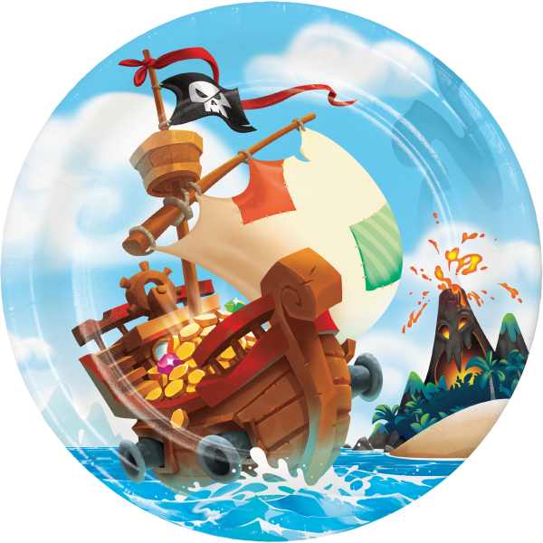 Piratenschiff Deko Piraten Kindergeburtstag