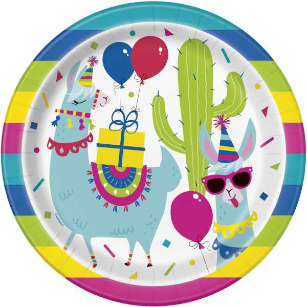 Dekoartikel für die Kaktus Lama Party