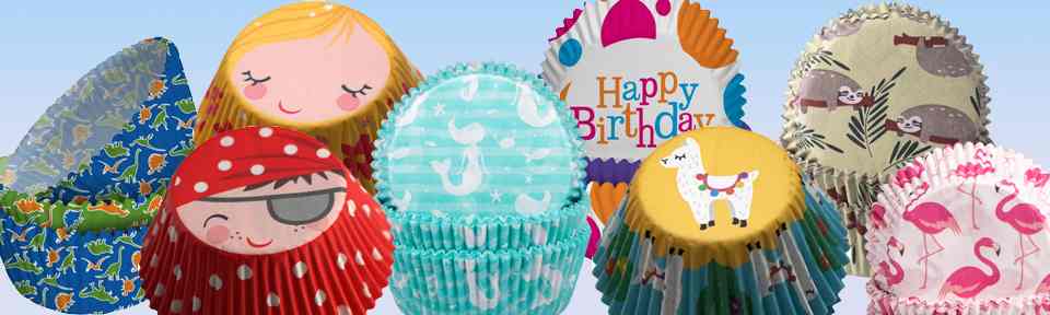 Muffinformen und Picker - Deko für Kindergeburtstag Muffins
