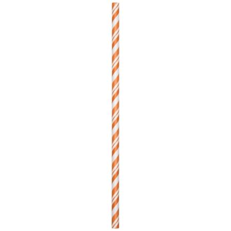 Papiertrinkhalme Chereifevron Stn orange - Deko Kindergeburtstag