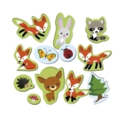 XXL-Streuteile Kleiner Fuchs - Deko Kindergeburtstag