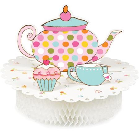 Tischdekoration Tea Time, 1 St.- Deko Kindergeburtstag