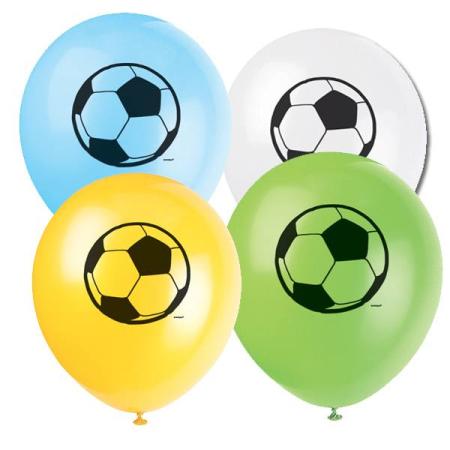 Luftballons Fußball - Deko Kindergeburtstag