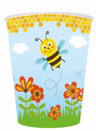 Becher Bienen Party - Deko Bienen Kindergeburtstag