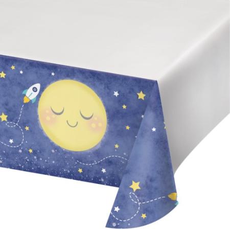 Tischdecke Mond-Party - Deko Babyparty