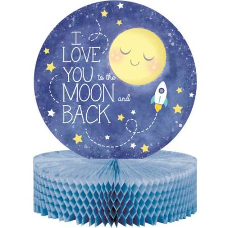 Tischdekoration Mond-Party - Deko Babyparty