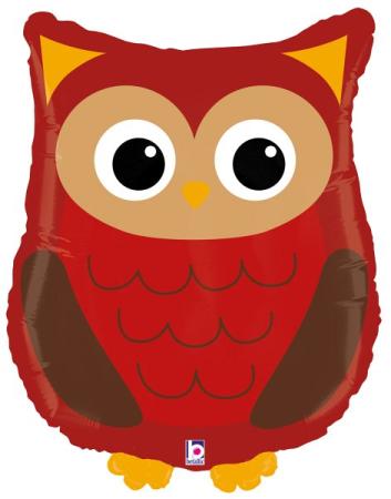 Riesen-Folienballon Eule - Deko Babyparty