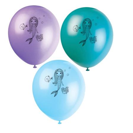Luftballons Meerjungfrau - Deko Kindergeburtstag