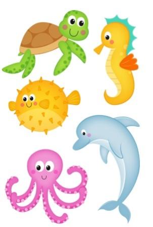 Tattoos Meerestiere - Unterwasser Ocean Party