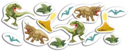 XXL-Streuteile Dinosaurier Party, 39 tlg.
