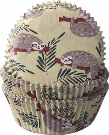 Muffinfoermchen Faultiere Backen Kindergeburtstag