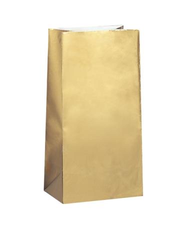 Papiertueten Gold – Deko Kindergeburtstag