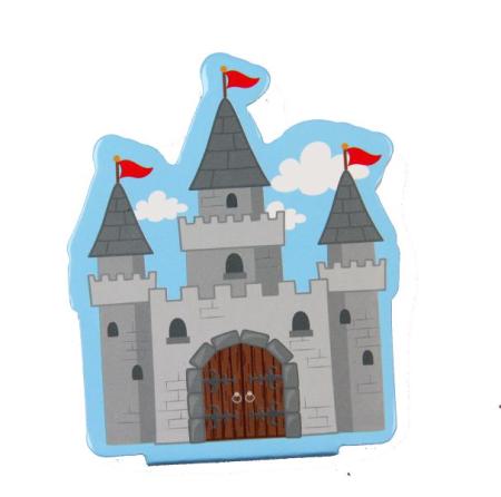 Notizblock Ritterburg - Mitgebsel Kindergeburtstag