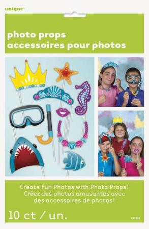 Foto Booth Set Ocean Party Deko Spiel Kindergeburtstag